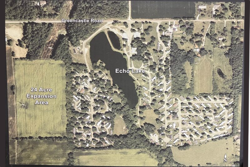 Echo Lake, LLC Rezones a 24-acre parcel adding 120 new sites to their pre-existing 220 sites.